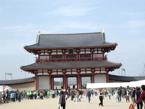 平城京 朱雀門 2004/03/26-1